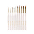 Japanese Nail Brush Set Full Set of Light Therapy Painted Pull Line Universal Stroke Flower Gradient Nail Shop Special Brush. 
