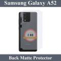 Samsung A52 Premium Matte Back Protector Skin. 
