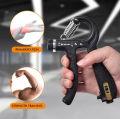 DYNAMIC LIFE Hand Grip with counter for Strength Training, Adjustable Resistance spring, Fingers Wrist Forearm Exerciser Workout Gear Home Fitness Gym Exercise Equipment. 