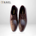 Travel Collection - Synthetic Leather Shoes - Best Quality Formal Shoes for Men - Brown Color. 
