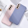 Biruiqu For Samsung Galaxy S21 S21+ S21 Plus S21 Ultra Case Liquid Silicone Soft Gel Rubber Shockproof Cover. 