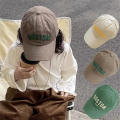 Fashion Baseball Cap Kids Cap Letter Embroidery Cap Adjustable Cap Hip Hop Hat. 