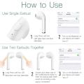 HBQ i7 TWS Twins Wireless Earbuds Mini Bluetooth V4.2 Stereo Headset earphone. 