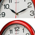 Hitco Round Simple Wall Clock - Wall Clock For Home and Office - Step Movement High Quality Watch - Wall Clocks for Bedroom / Living Room / Decor - Clock Wall Stylish. 