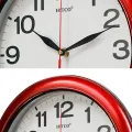 Hitco Round Simple Wall Clock - Wall Clock For Home and Office - Step Movement High Quality Watch - Wall Clocks for Bedroom / Living Room / Decor - Clock Wall Stylish. 