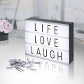 Cinematic Light box Led Changeable Letter & Symbols Tiles - 80 Pieces. 