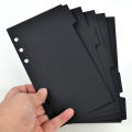 Subject Dividers Eco-friendly 6-ring Folder Index Separators. 