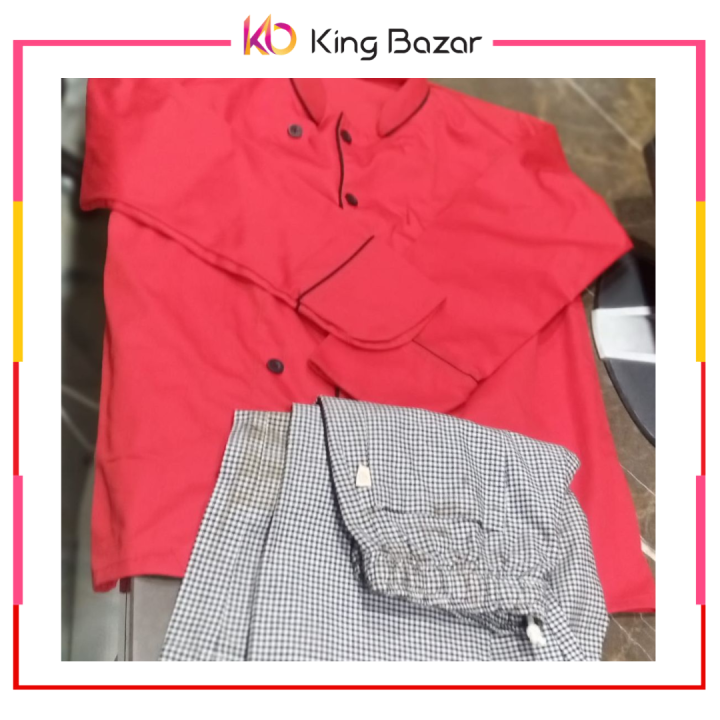 Chef Coat - Chef Uniform Set - Chef Shirt AND PENT Chef Jacket AND ...