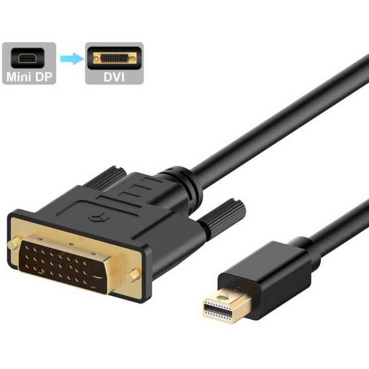 Rankie Mini DisplayPort (Mini DP) to DVI Cable Thunderbolt Compatible  6 Feet