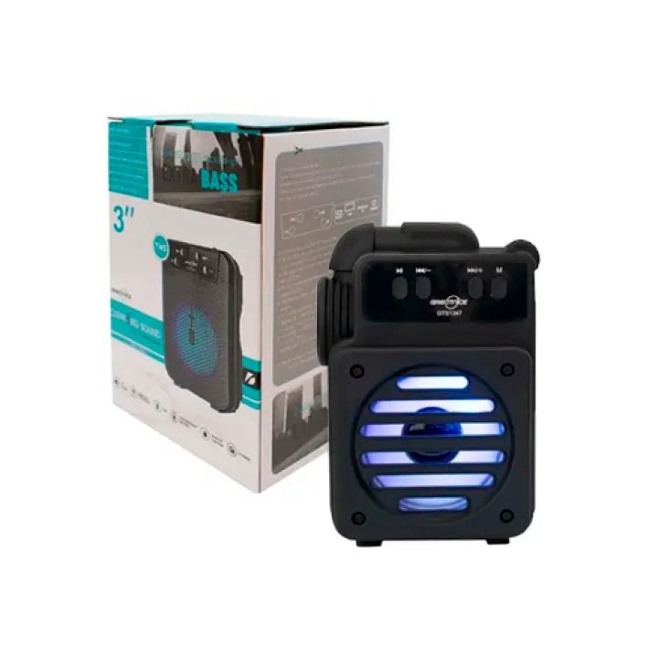 GTS-1347 PORTABLE WIRELESS BLUETOOTH SPEAKER WITH TF/ SD CARD/ BLUETOOTH/ FM RADIO