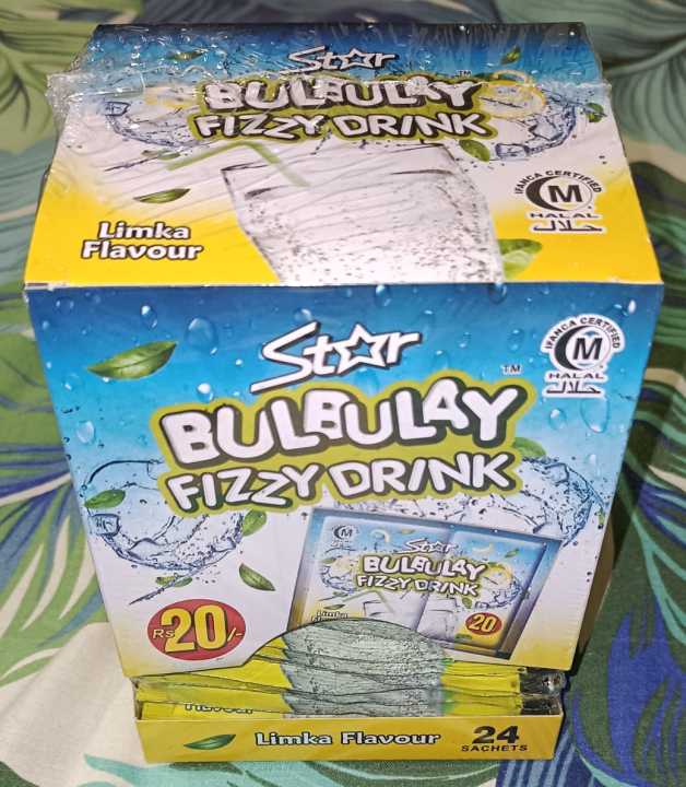 Bulbulay Limca Fizzy Instant Powder Drink (24 Sachets) (EXPIRY: FEBRUARY 2027)