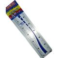 12  Inch Plastic Ruler Scale Art # 421 (1 Pcs). 
