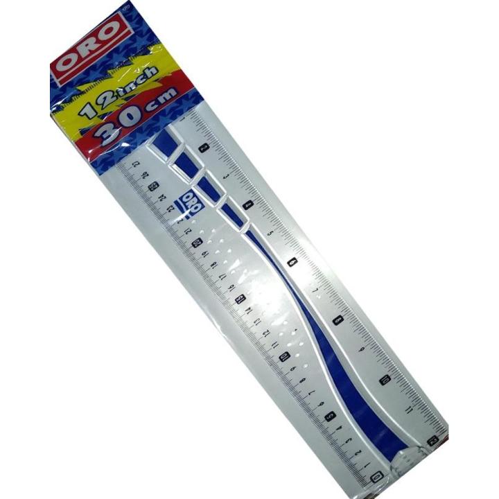 12  Inch Plastic Ruler Scale Art # 421 (1 Pcs)