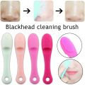 Silicone Face Cleaner Blackhead Remover Brush Cleanser Nose Pore Brush Finger Scrubber Tool Facial Skin Cleaner Massage Brush. 