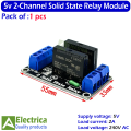 5V 1 2 4 8 Channel SSR AVR G3MB-202P 8 Way Low Level Solid State Relay Module 240V 2A Output With Resistive Fuse for Arduino by Electrica. 
