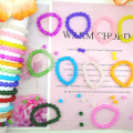 300Pcs 8mm Glass Beads Kit for Jewelry Making 5 Color Crystal Beads Round Gemstone Beads Bracelet Making Set Kit DIY Craft. 