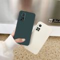 Lenuo Luxury Square Liquid Silicone Phone Case For Xiaomi Mi 10T Pro / 10T 5G Thin Soft Back Cover Candy Casing. 