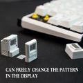 Macintosh Keycaps Magnetic Custom classic retro apple Translucent Mechanical Keyboard Keycaps. 