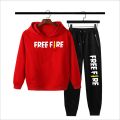 New Arrival Free Fire logo Hoodie And Trouser winter track for men. 