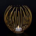 Metal Golden Candle Holder Candle Stick Holders Iron Art Geometric Candle Stand For Home Decor Table Centerpiece Wedding Party , Best Gift for Birthday , Marriage -Home decor , Room Decor , Table decor. 