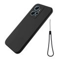 Redmi note 12 4G Case Rock Slim Soft Silicon Matte Phone Cover - Black. 
