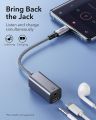 ESR USB Type-C to Headphone Adapter 2-in-1 with PD fast Charging Type-C port USB C to 3.5 mm Headphone Jack Adapter Portable Design. 