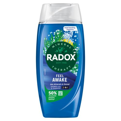 Radox Feel Awake Sea Mineral & Fennel 2In1 Shower Gel 225ml