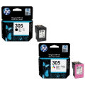 HP 305 Black And Tri-Colors Original Ink Cartridge Combo Pack.. 