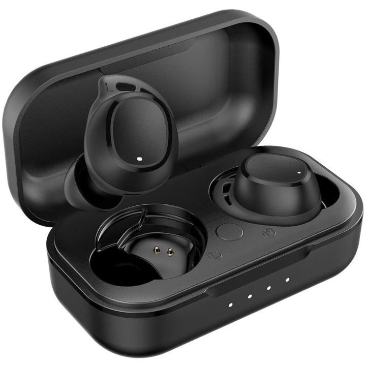 HolyHigh Wireless Earbuds Bluetooth 5.0 Headphones IPX8 Waterproof Sport Earbuds in-Ear Earphones HI-FI Stereo, for Sports, Home Office.