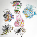 Tags for Art and Craft Lovers with String Ties, Customized Name, Tabarruk, Eid Mubarak, Happy Birthday, Its Girl, Its a Boy for New born decorations Umrah and Hajj Gifts. 