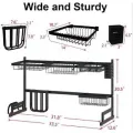 Kitchen Sink Rack, Dish Drying Over Sink, Durable and Space-Saving Organization. 