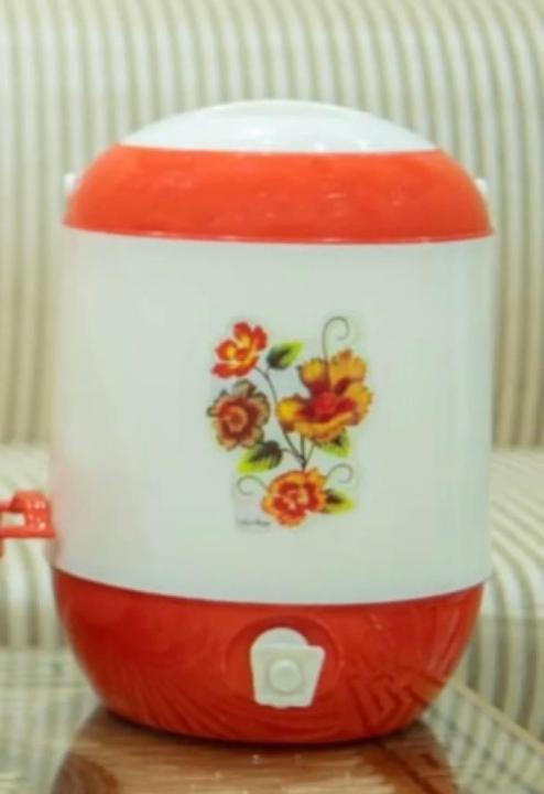 Water Cooler 12 Litres Insulated Water Dispenser Hot and Cool Plastic Multicolor Drinking Water Cooler