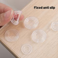 10pcs Coffee Table Glass Non-slip Adhesive Cushion Sheet Mahogany Furniture Non-slip Adhesive Particles Suction Pads. 