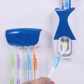 Automatic Toothpaste Dispenser And Tooth Brush Holder Set - Wall mounted. 