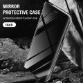 Relaxtoo For Sumsung S22 Ultra Case Smart Mirror Leather Flip Cover For Samsung Galaxy S22 Ultra 5G Magnetic Book Stand Coque mobile casing. 