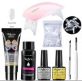 Manicure Kit of 8 Pieces -  8pcs Nail Gel Set For Extension Nail Manicure Tool Nail Gel Polish Kit Quick Dry - Best Quality Nail Polish for Girls and Women. 