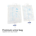 Female Urine Catheter Bags Set, Safe Wearable Urinal Collector Adjustable Cross Valve Switch for Bedridden Patient for Hospital. 