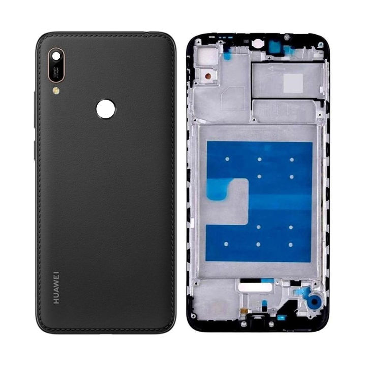 Huawei Y6 Prime 2019 Rear Complete Body Casing Housing Replacement Demanding For Y6 Prime 2019 - Black