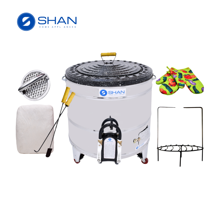 Shan Home Appliances 4 Roti Baking Gas Tandoor (Baby Size)