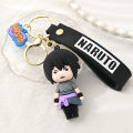 Cross border naruto keychain cartoon two-dimensional pendant schoolbag small gift wholesale anime keychain cute. 