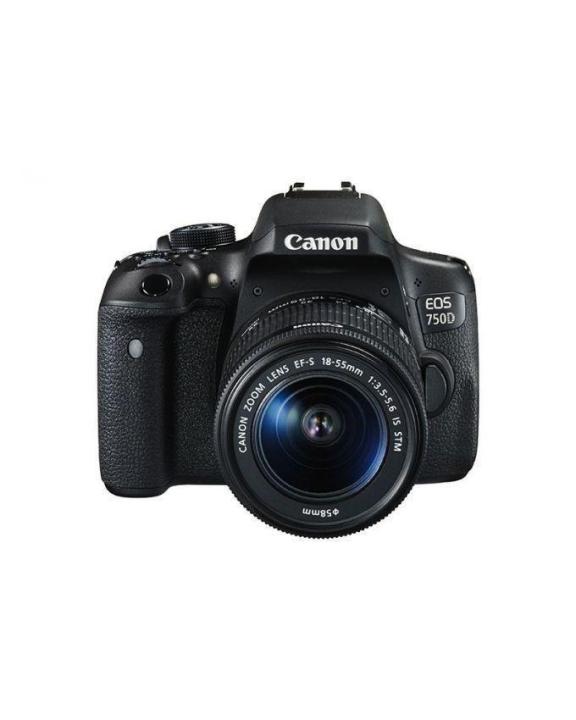 EOS 750D - 18-55mm DSLR Camera - Black