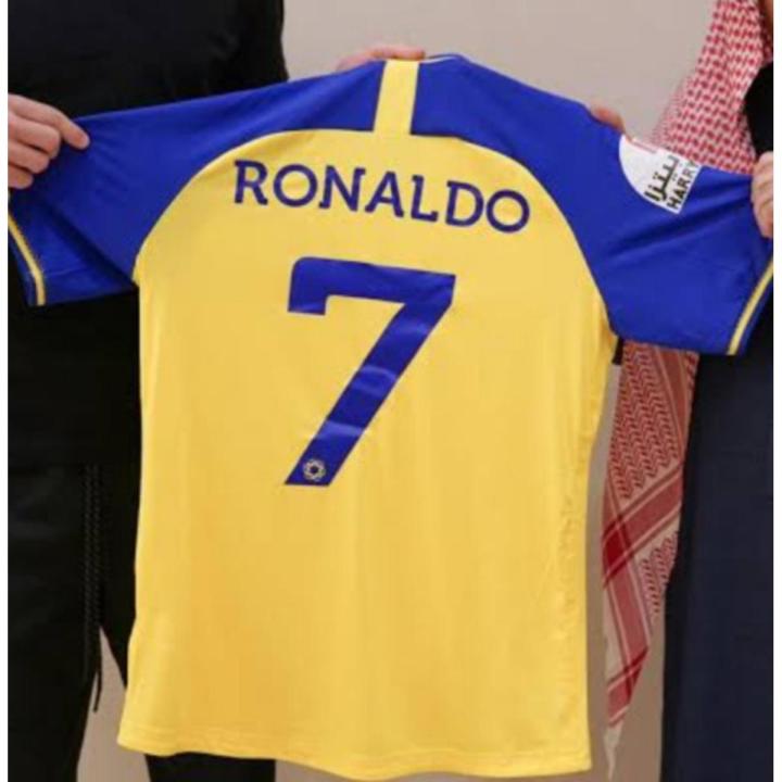 New high quality soft fabric club soccer jersey ronaldo shirt football kit