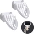 Self Adhesive Soap Tray Holder Container Wall Mounted Shape Plastic Bathroom Accessories Soap Dish Drain Storage Box. 