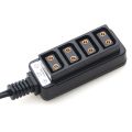 Male D-Tap B Type Power Dtap Tap To 4 Female P-Tap Ptap Hub Adapter Electric Splitter For Photography Power Accessories. 