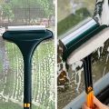 2 in 1 Window Cleaner Durable 360° Rotatable Glass Wiper Squeegee Mesh Screen Brush with Non-Slip Handle Household Cleaning Tool Multifunctional Mosquito Screen Brush with Dual Use – Wet and Dry Window Cleaning Tool for Glass, Screens, and Dust Removal. 