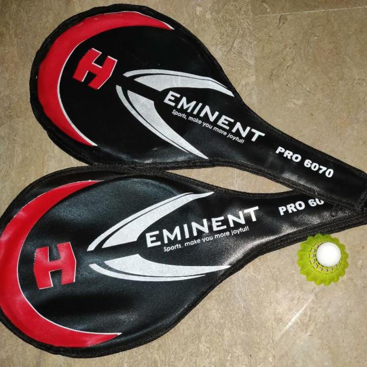 Eminent 6070 badminton Racket-Single with shuttle