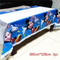 Mickey Mouse Table Cover For Birthday Party Supplies, Decorations and Celebrations. 