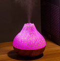 Dsp Appliances Volcano humidifier Volcano Lava Aroma Diffuser 6 Colors Lamp Flame Humidifier Oils Diffuser for Home Bedroom Office. 