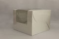 Cake Box, white, 8x8x6. 