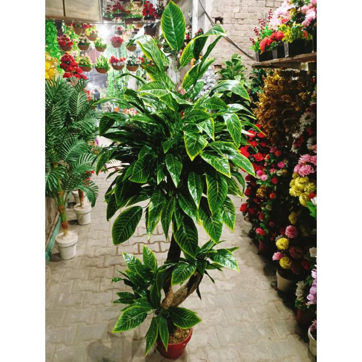 Artificial Flowers & leafs Plant big size 7 foot